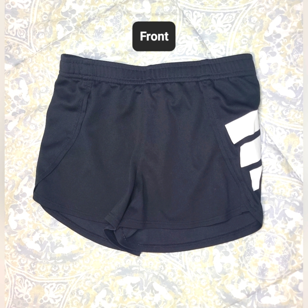 Girls 3 Stripe Adidas Mesh Shorts Size 7/8